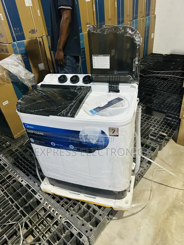 Authentic Sleek Wm Semi Automatic Midea 7kg · Photo 1