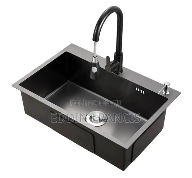 Stainless Steel Italian Sink With Accessories · Photo 1
