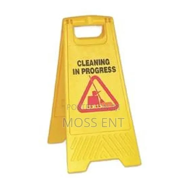 Pp Caution Board Cleaning in Progress - B-140 · Photo 1