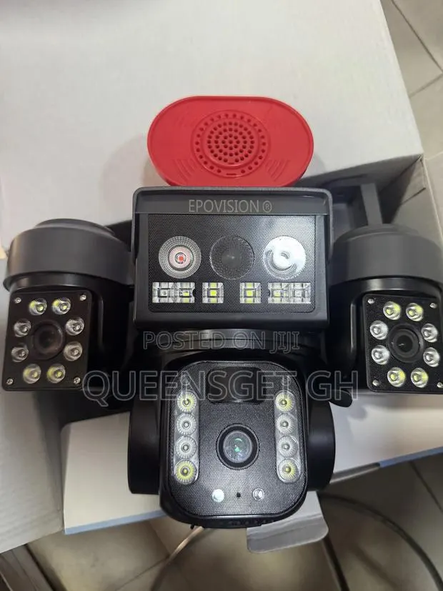 3 Lens 4g Solar CCTV Surveillance PTZ Security Camera Takes Sim Card · Photo 1