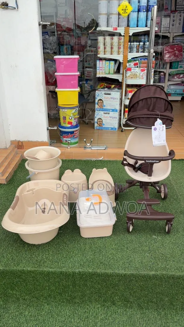 Baby 8 Piece Bath Set With Stroller · Photo 1