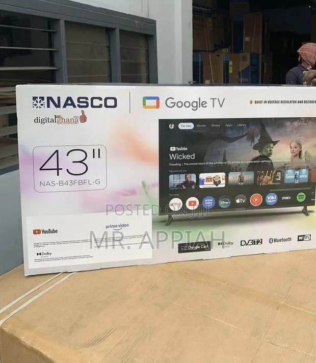 Get Affordable Nasco 43 Inch Full HD Smart Television(Black). · Photo 1