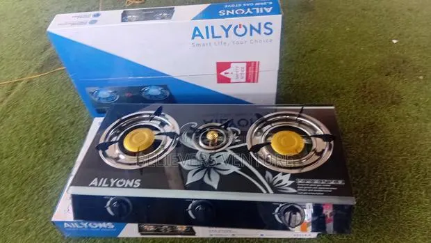 Ailyons Gas Cooker – 3 Powerful Burners for Every Meal · Photo 1