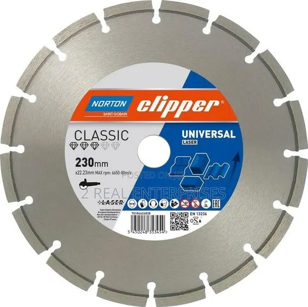 Norton Clipper Diamond Blade Classic Universal 230mm Laser · Photo 1