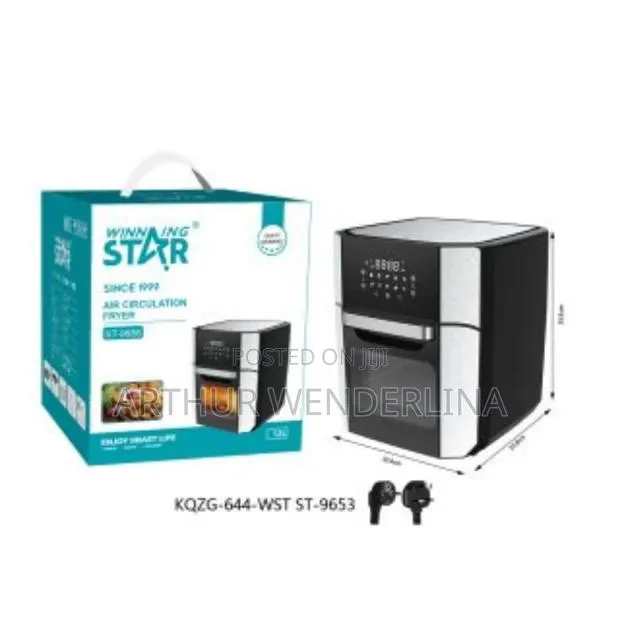 12L Air Circulation Fryer Oven With LCD Display Touch Panel
.1800w · Photo 1
