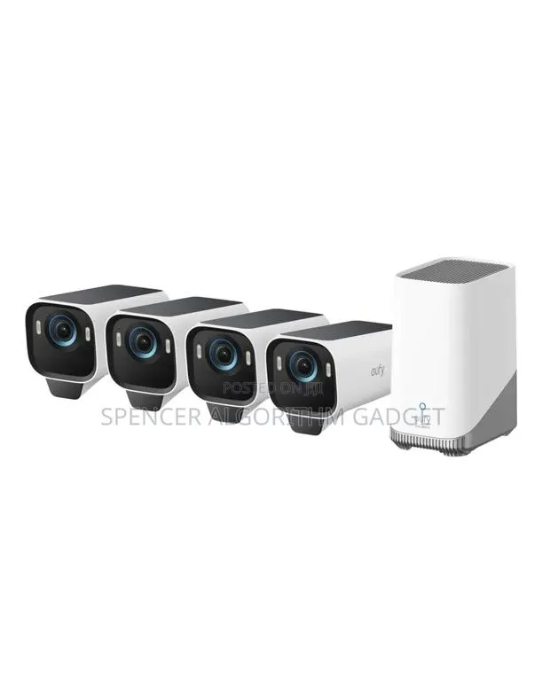 Four Pieces Camera and a Base Station (Eufy) · Photo 1