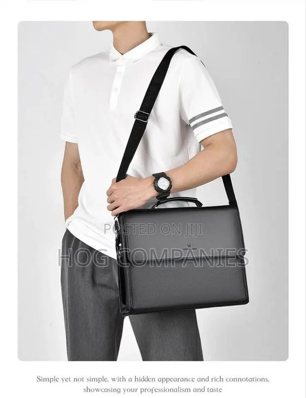 Men's Leather Suitcase Waterproof Travel Bag -Fast Delivery in 2 Hours · Photo 1