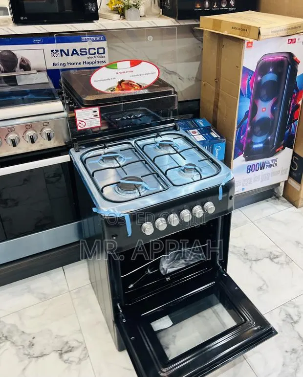 Choose Adorable Ferre 60x60cm Glass Lid 4 Gas Burner(Black) · Photo 1