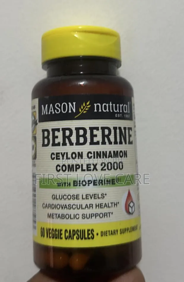 Mason Natural Berberine Ceylon Cinnamon Complex 2000 · Photo 1