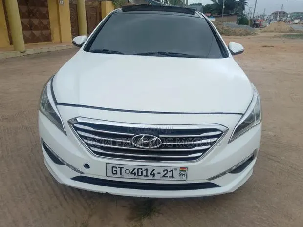Hyundai Sonata 2016 White · Photo 1