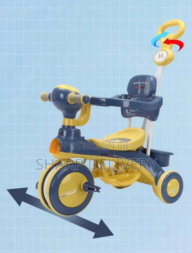 4 -in-1 Kids Tricycle With Adjustable Canopy · Photo 2