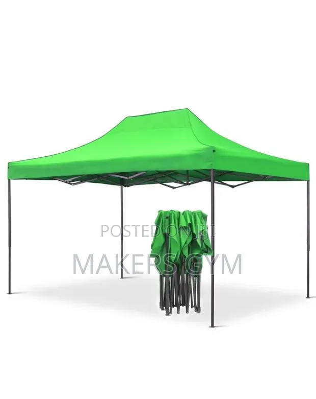 Portable Folding Iron Canopy Tent Easy To Setup (Green) · Photo 1