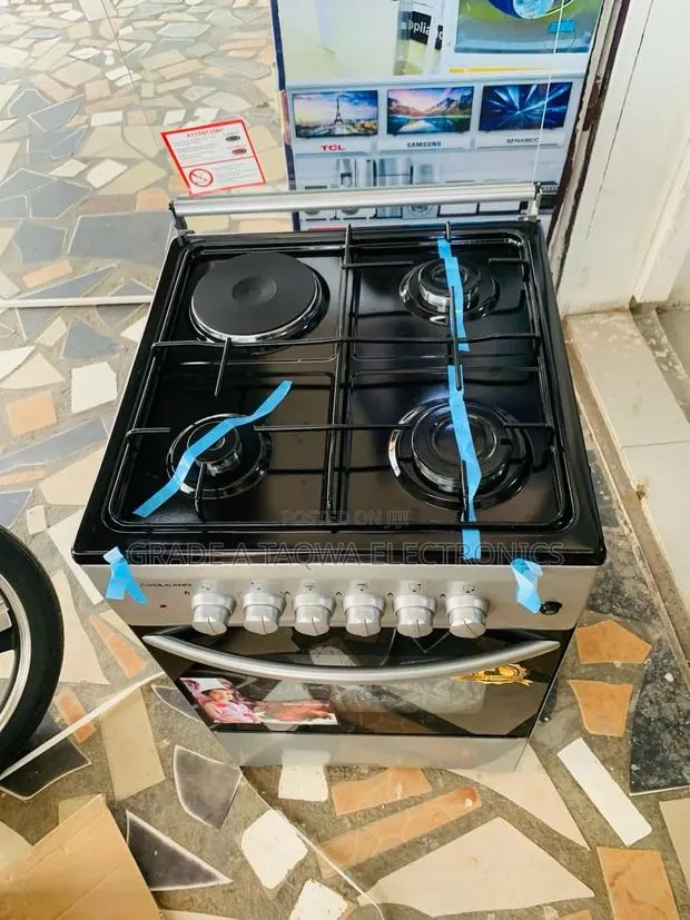 Tainted Glass Volcano 3+1 Gas Cooker · Photo 1