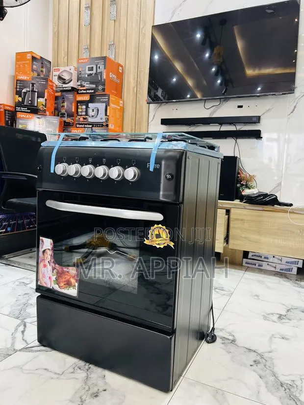 Order Quality Ferre 60x60 4 Gas With Oven Grill(Black) · Photo 1