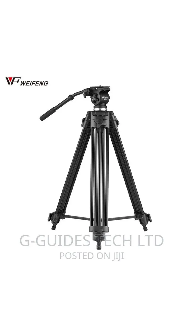 WF-717 Heavy Duty CAMERA Tripod With Fluid Hydraulic Head · Photo 1