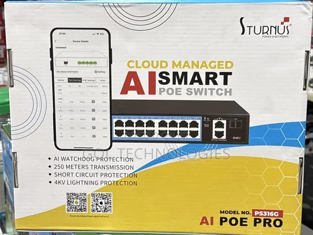 Sturnus Cloud Managed Ai Smart Poe Switch · Photo 1