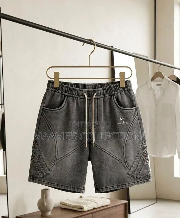 Distressed Denim Shorts Jeans for Men · Photo 4