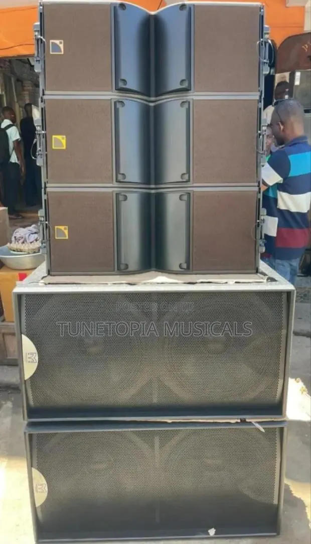 3pieces Of Kara 12 Line Array Speakers, Pair Of Bass And Rack Set · Photo 1