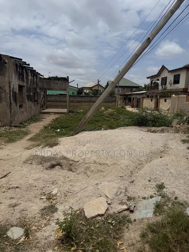A Plot of Titled Land for Sale at Spintex With an Old Structure · Photo 1