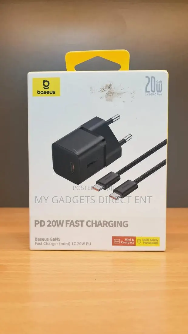 Baseus Gan5 Fast Charger Mini 1c 20w Eu · Photo 1