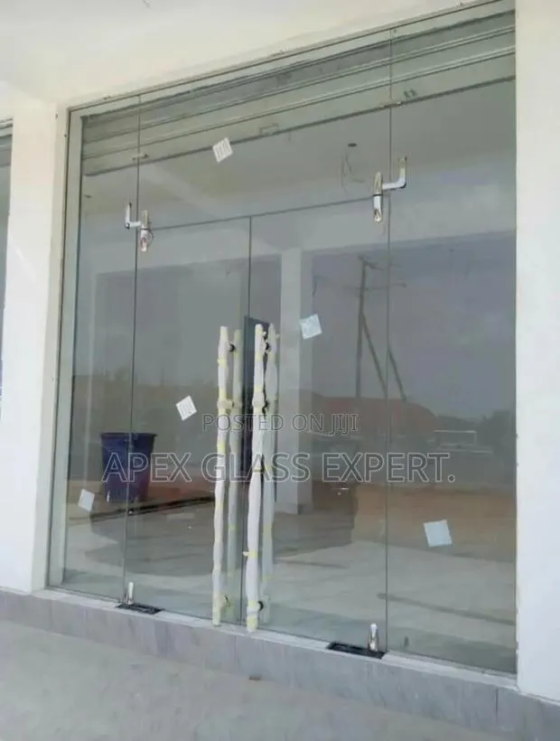 Frameless Double Glass Door by Apexglassexpert · Photo 1