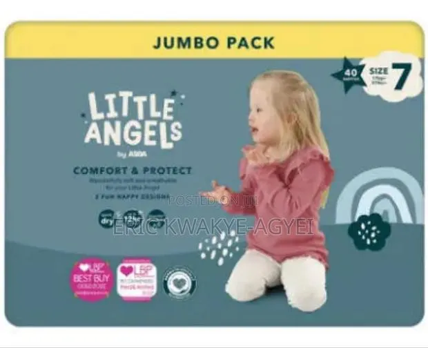 Little Angels Comfort Protect Size 7 17kg+ Jumbo Pack 40 · Photo 6