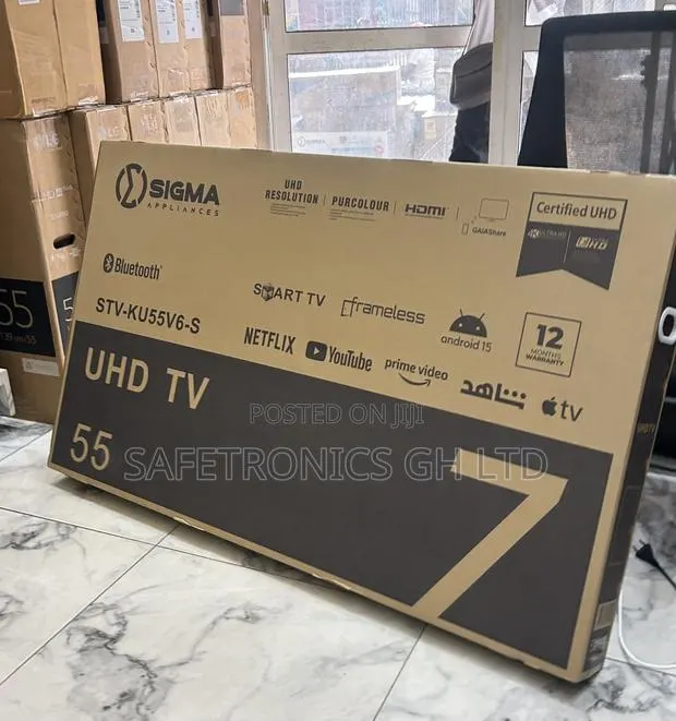 Massive 55 Inch Smart Led Android Sigma Uhd Tv · Photo 1