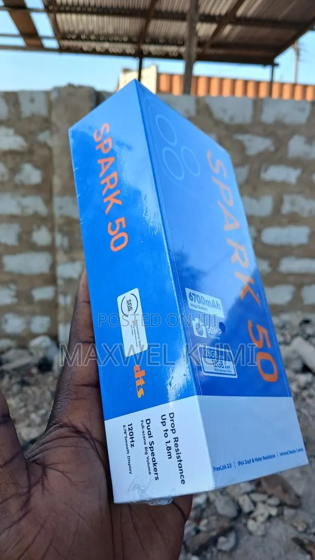 New Tecno Spark 50 128 GB Orange · Photo 1