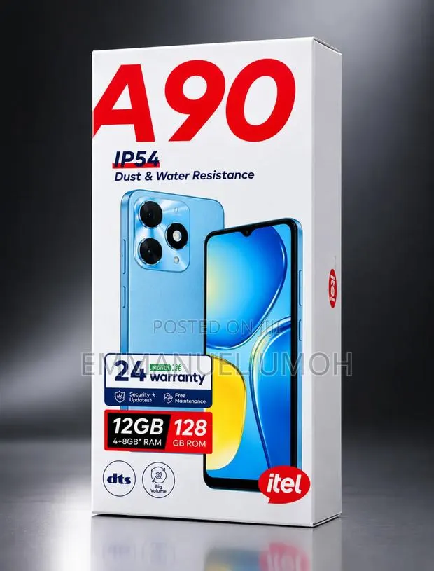 New Itel A90 128 GB Black · Photo 1