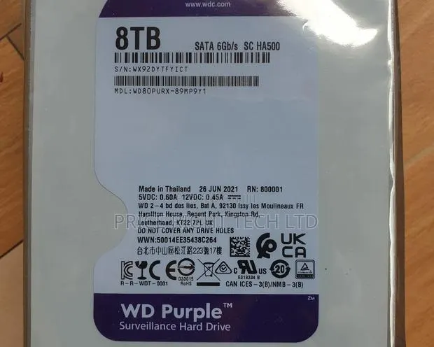 Brand New Sealed 8tb Wd Surveillance Hard Drive · Photo 1