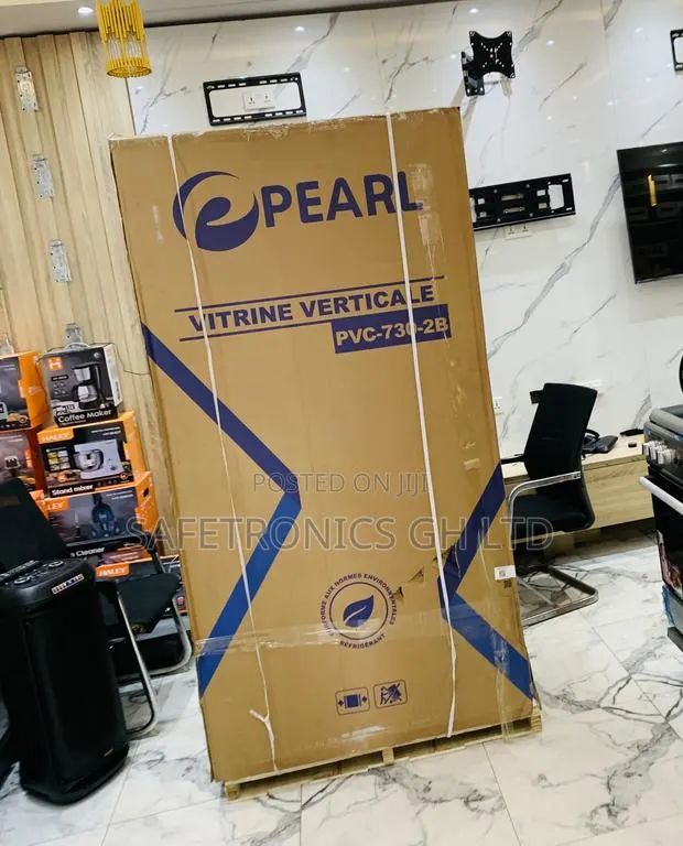 Perfect Sleek 610l Pearl PVC-730-2b Double Door Display Fridge · Photo 1