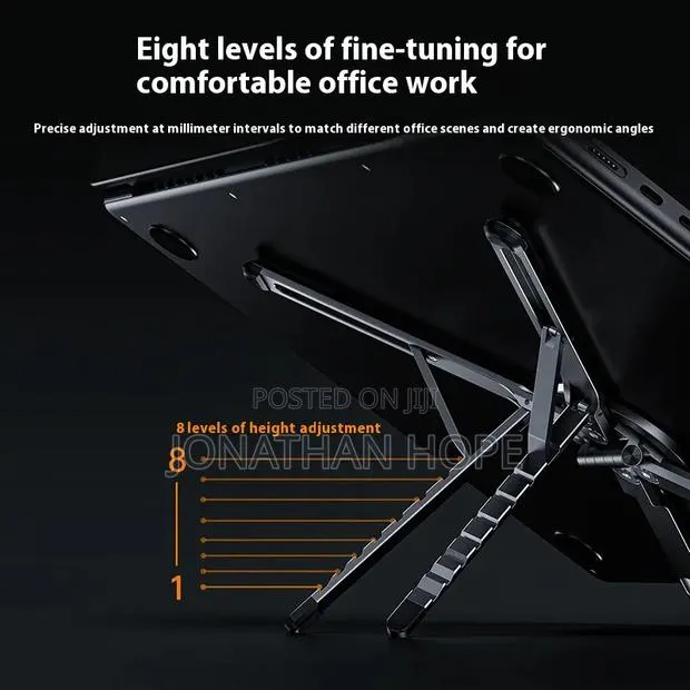 Laptop Stand + Phoneholder 2 in 1 Aluminum Adjustable · Photo 1