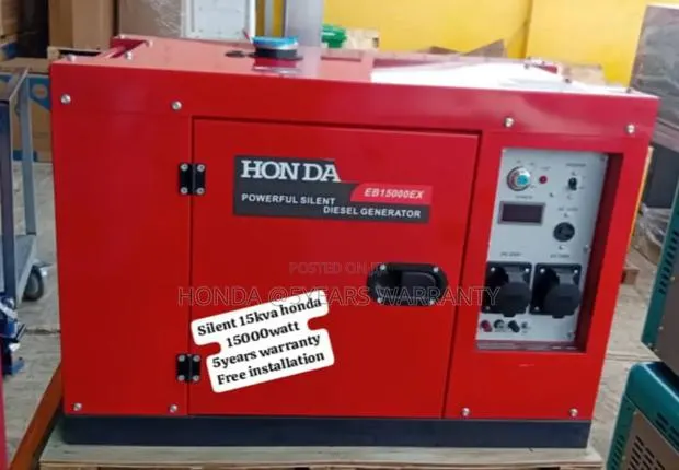 Home Power Masters Honda 15kva 15000watt Diesel Generator · Photo 1
