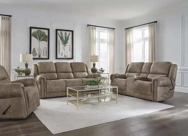 Leather Recliner Sofa · Photo 1