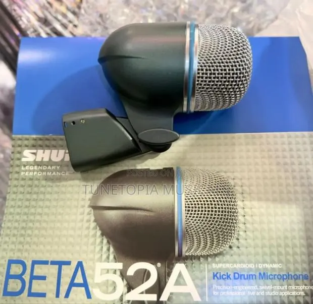 Shure Beta 52a Supercardioid Dynamic Kick Drum Microphone. · Photo 1