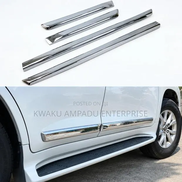 Toyota Land Cruiser LC200 2016–2020 Door Side Moulding – Chrome · Photo 1