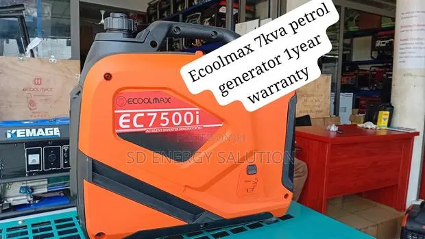 Ecoolmax 7KVA Petrol Generator – Strong, Silent Dependable · Photo 1
