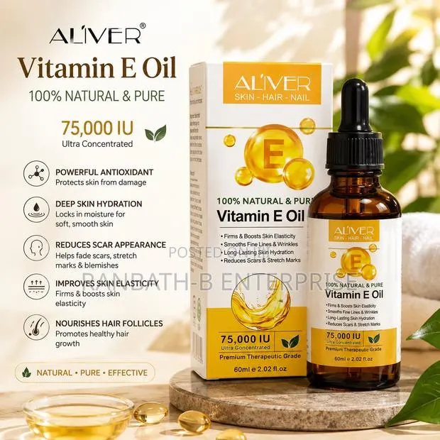 Vitamin E Oil for a Healthy-Looking Complexion · Photo 1