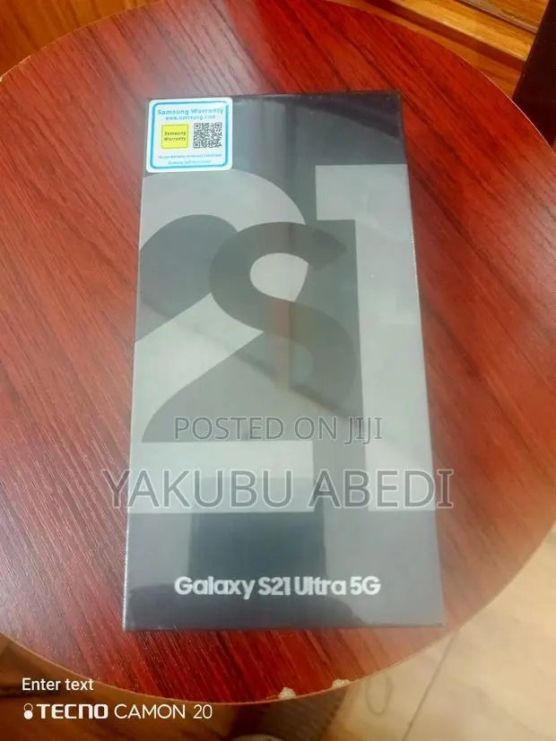 New Samsung Galaxy S21 Ultra 5G 256 GB Black · Photo 1