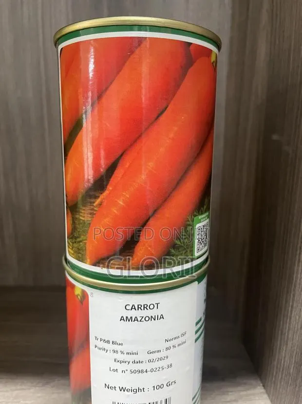 Carrot Amazonia Seeds (Very Sweet Type)