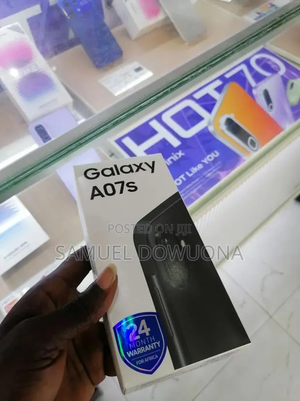 New Samsung Galaxy A07s 64 GB Black · Photo 1