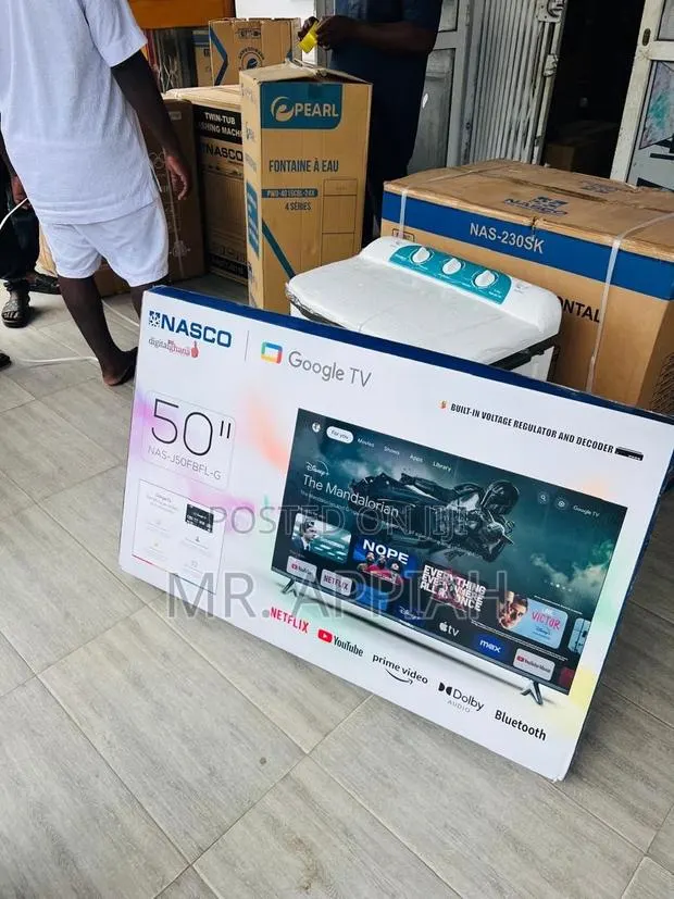 Order Unique Nasco 50 Inch Uhd Digital Satellite Android TV · Photo 1