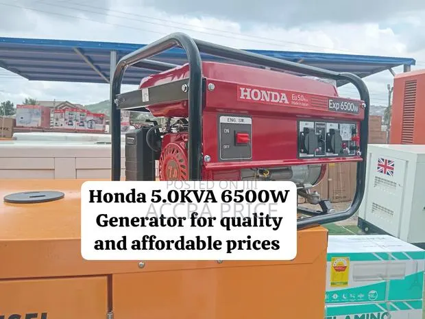 Quality Honda 5.0kva 6500W Generator Powerful Efficient and Affordable · Photo 1