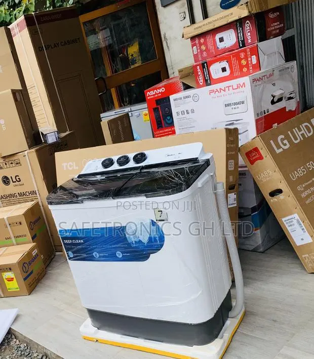 Valuable Sleek Midea 7.0kg Semi Auto Washing Machine MF100W70/W-GH · Photo 1