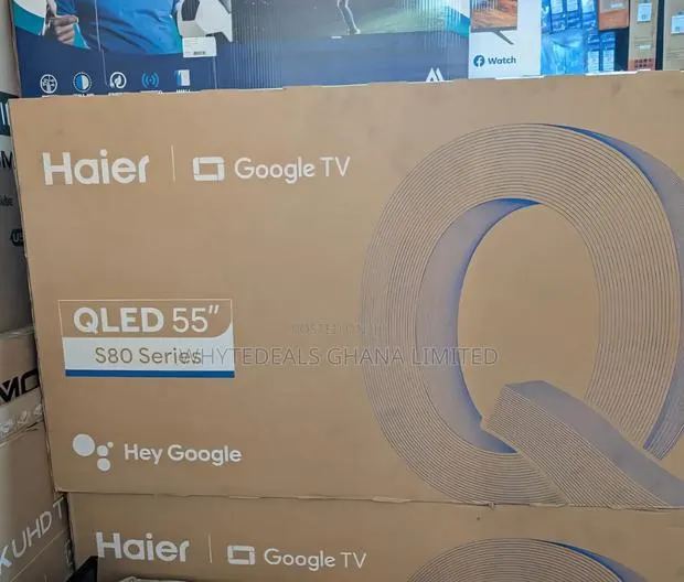 Haier 55" Smart Qled| Google Tv| Ultra Hd | Voice-Control| Slim|2026 · Photo 1