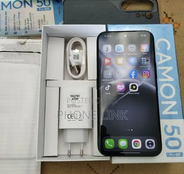 New Tecno Camon 50 Pro 256 GB Gray · Photo 1