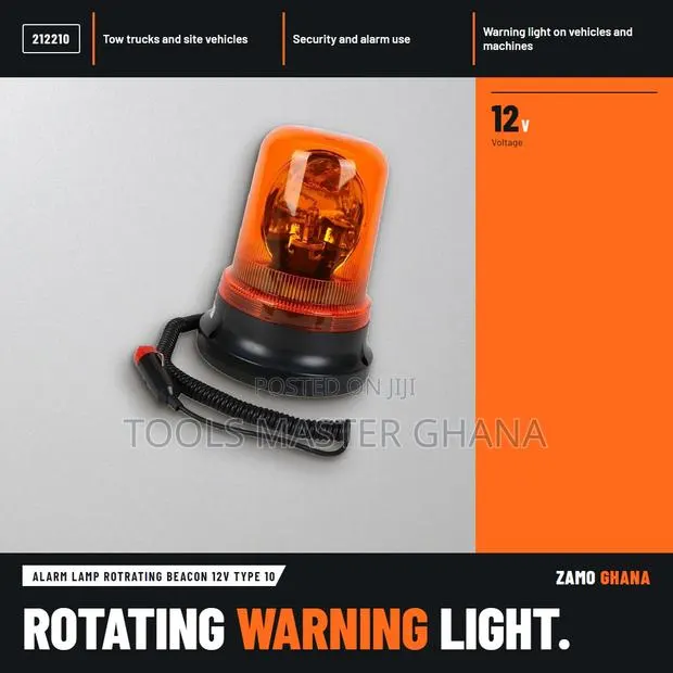 Alarm Lamp Rotrating Beacon 12V Type 10 - 212210 · Photo 1