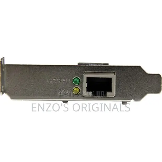 Pcie Gigabit LAN RJ45 Network Card Startech Brand Low Profile · Photo 1