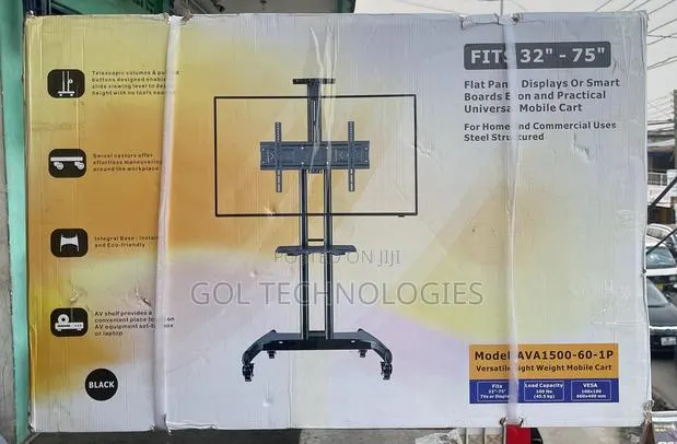 Ava1500-60-1p Tv or Display Stand Fits 32” - 75” Movable Display · Photo 1