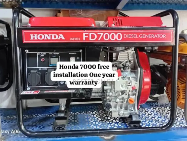 Quiet but Powerful Honds Fd7000 Petrol Generator 10kva · Photo 1